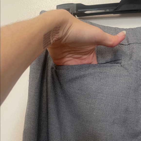 New York & Company Gray stretch Dress Pants with Silver Accents - Picture 12 of 12